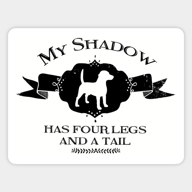 My Beagle Shadow Magnet by You Had Me At Woof